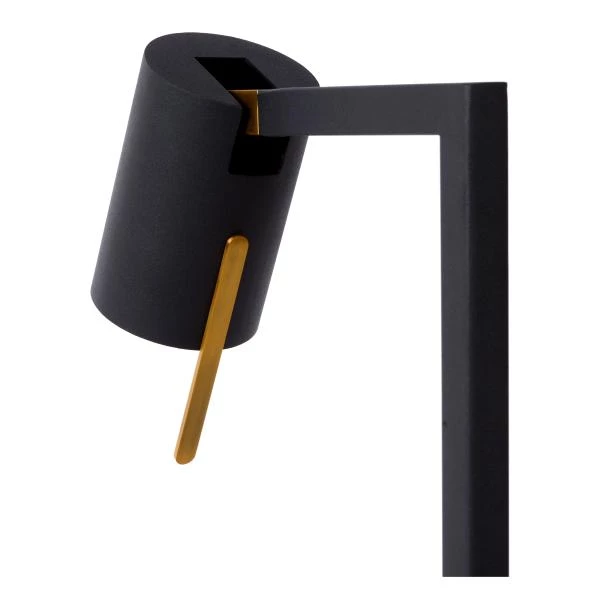 Lucide LESLEY - Lampadaire / lampe de lecture - 1xGU10 - Noir - DETAIL 4